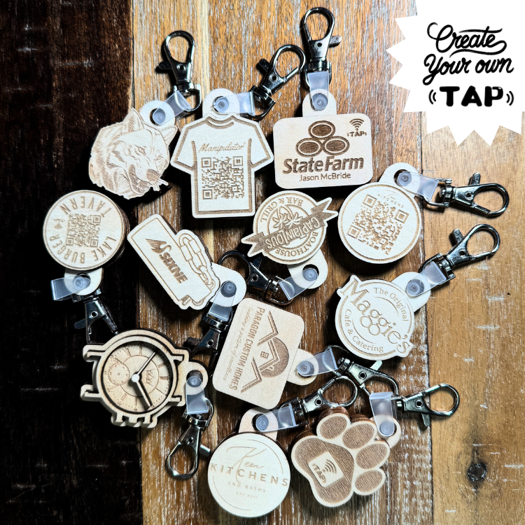 Create Your Own NFC Keychains | Custom Logo/Shape | Tap-to-Share