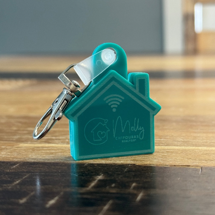Custom Realtor NFC Keychains - Colored Acrylic