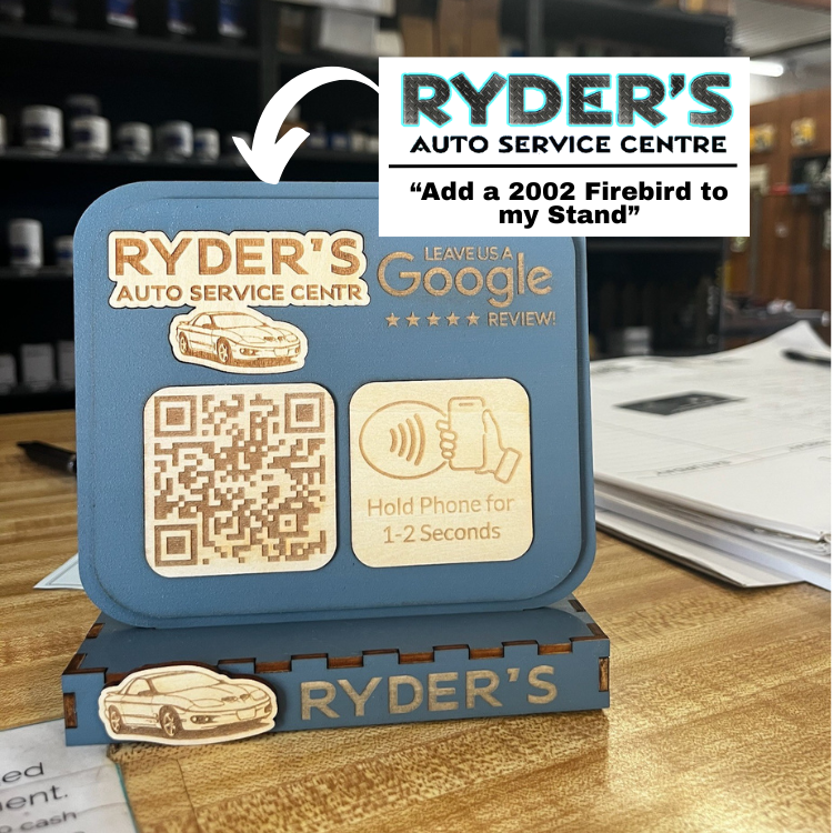 Create Your Own Google Review Stand | NFC & QR Scanning TapStand (Upload Your Logo)