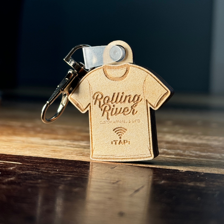 Clothing T-Shirt NFC Keychain