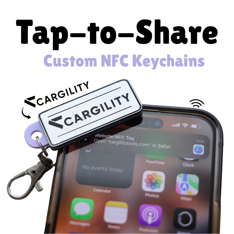 Custom NFC Keychains | Logo & Custom Shape