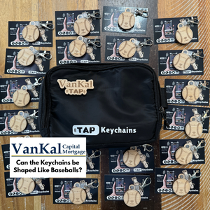 Custom Baseball NFC Keychains