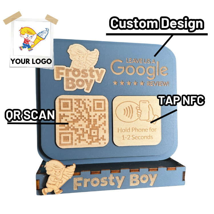 Custom Google Review Stand