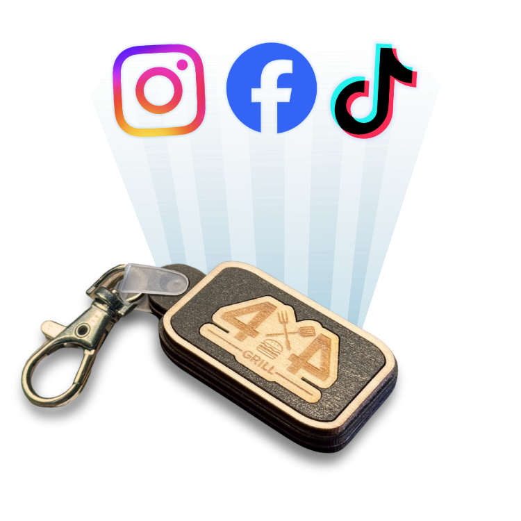 Custom Logo NFC Keychain