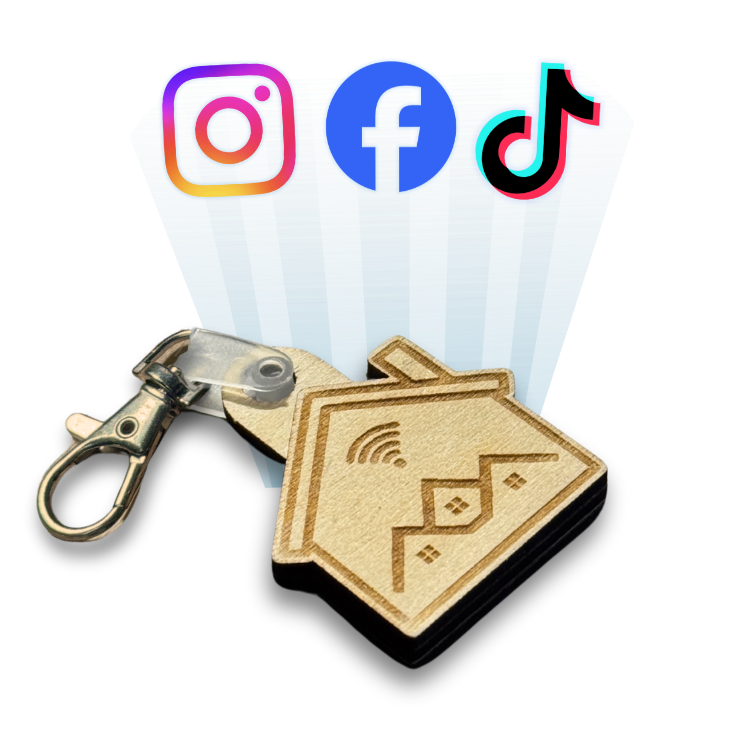 Realtor NFC Keychain