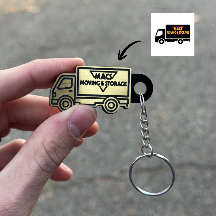 Custom Gold Premium NFC Keychains