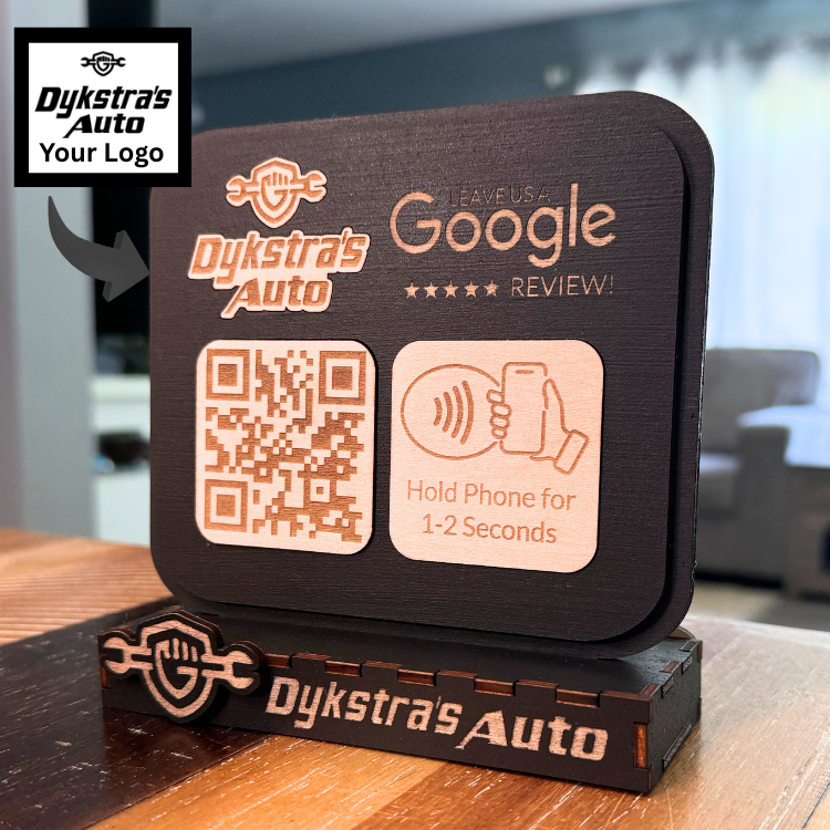 NFC Google Review Stand
