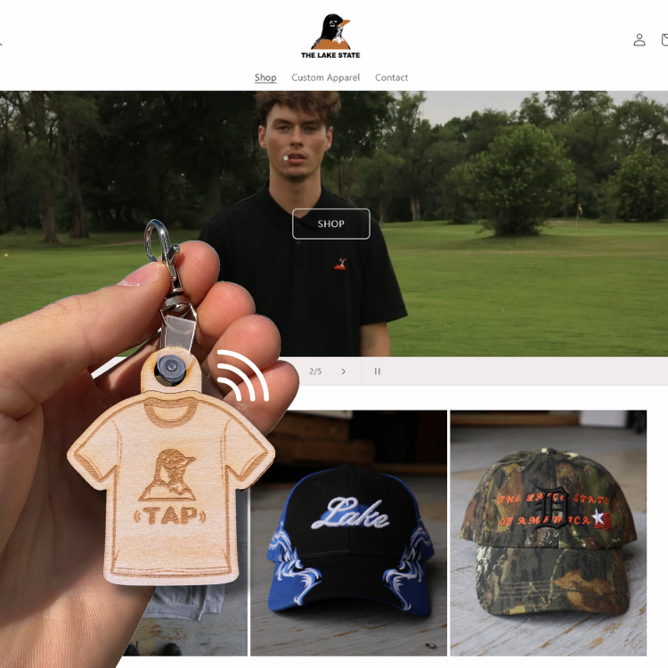 NFC Keychains Clothing Brand