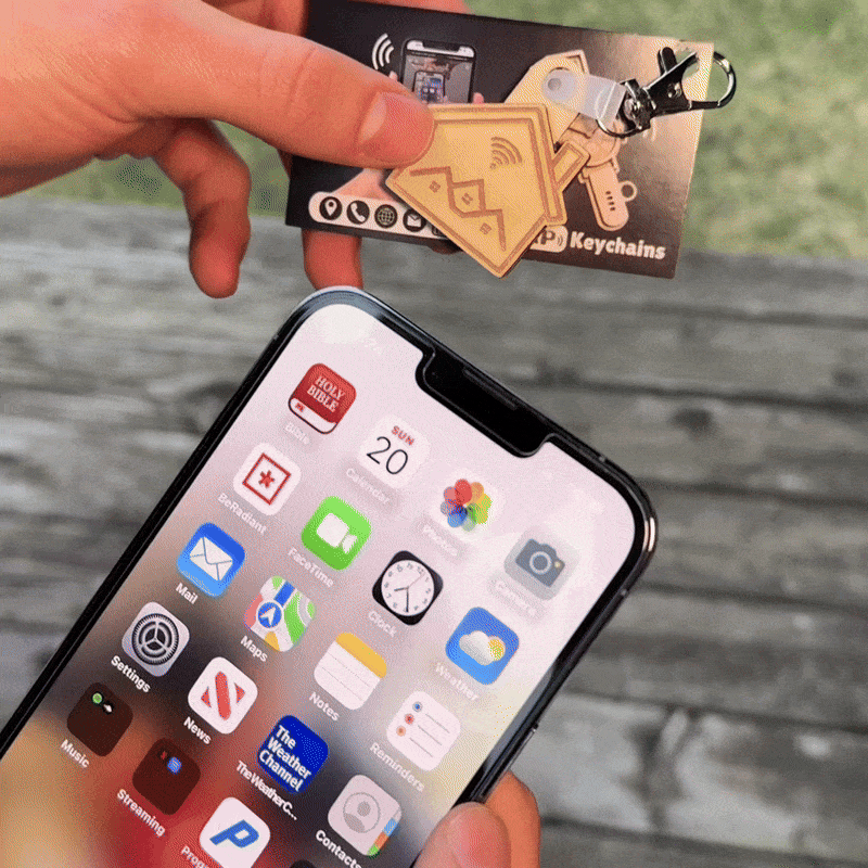 NFC Keychains Custom Logo