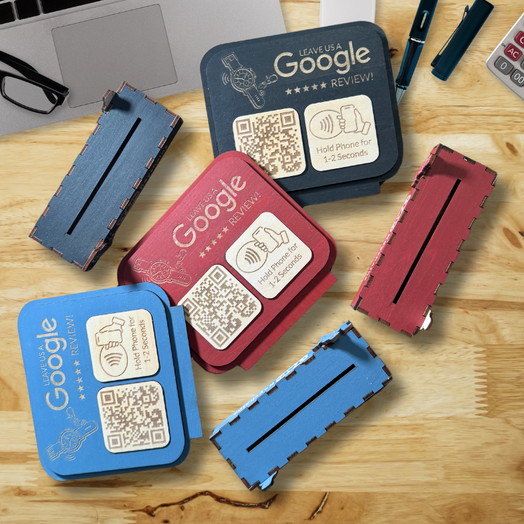 Personalized Google Review Stand