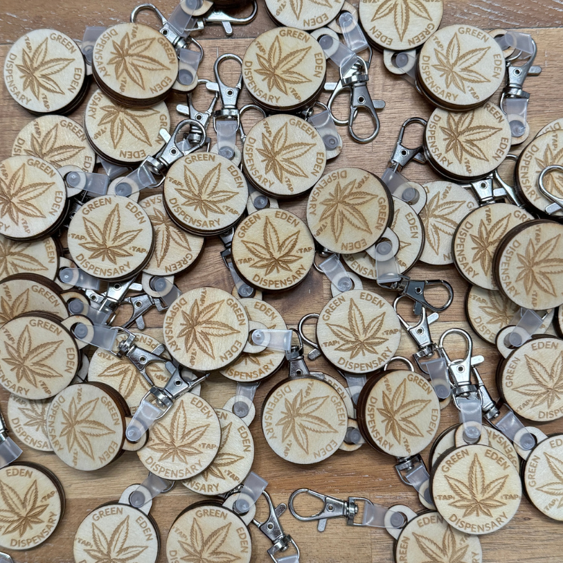 Promotional NFC Keychains for Dispensaries