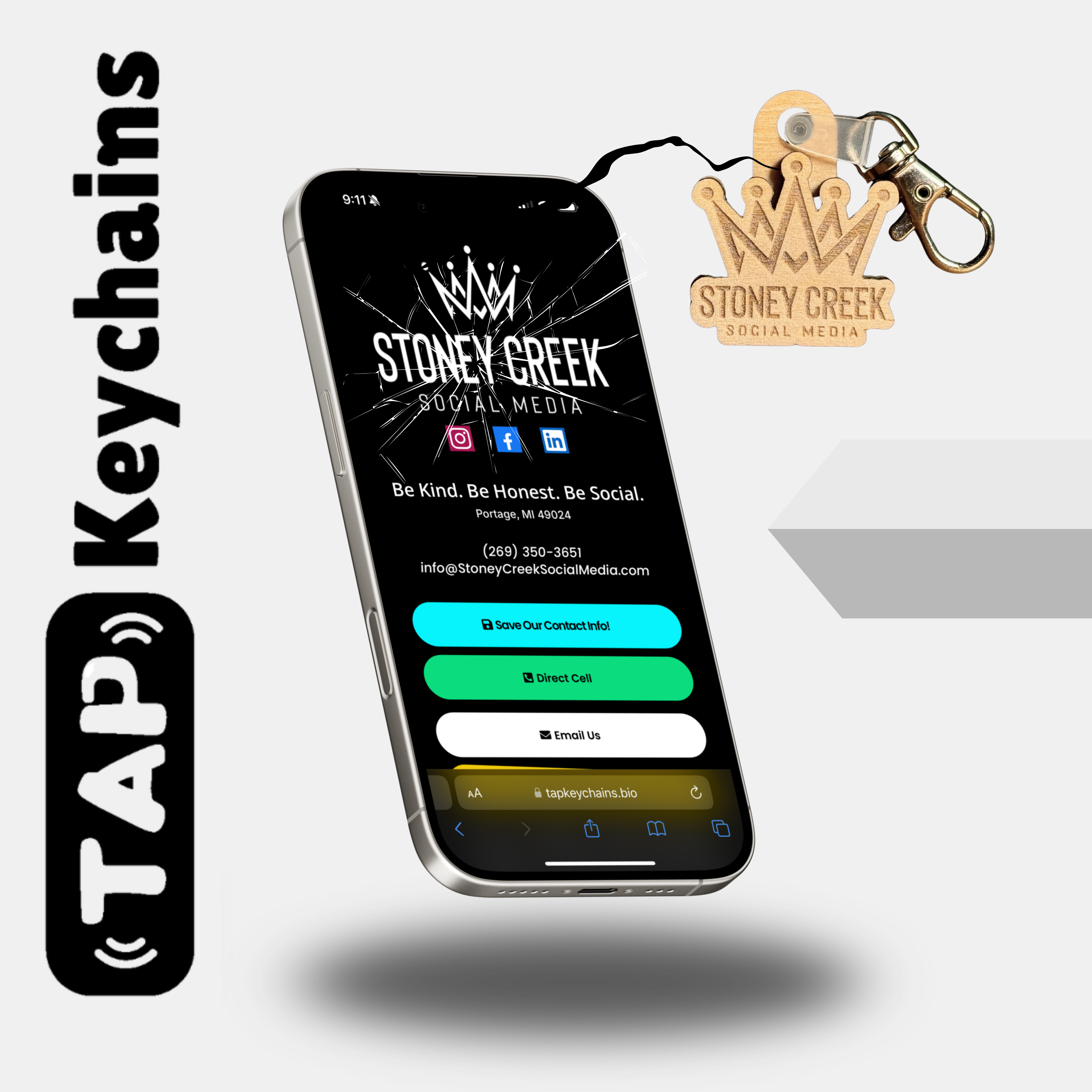 NFC Keychains | Digital Profile