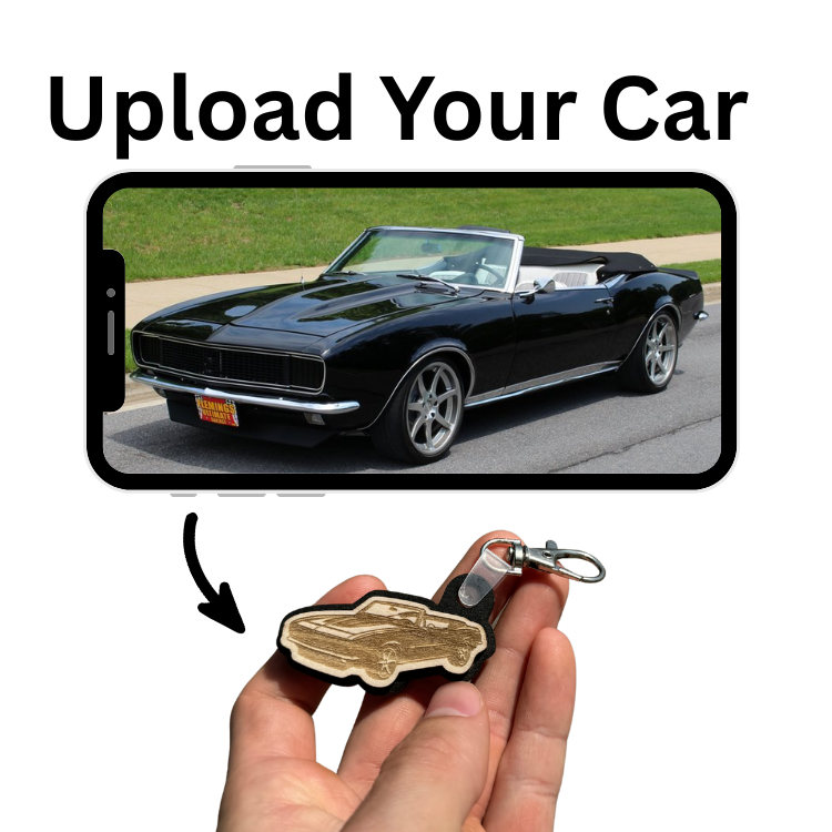 Custom (Any) Car NFC Keychain | Tap to Share