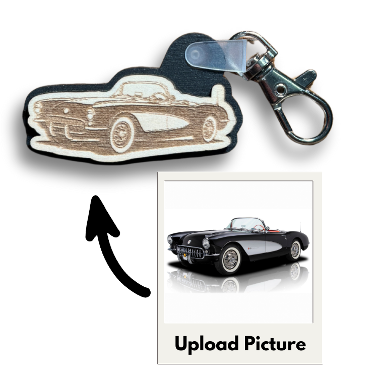 Custom (Any) Car NFC Keychain | Tap to Share