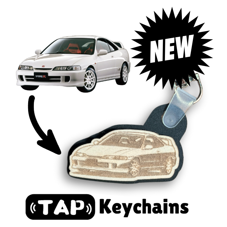 Custom (Any) Car NFC Keychain | Tap to Share