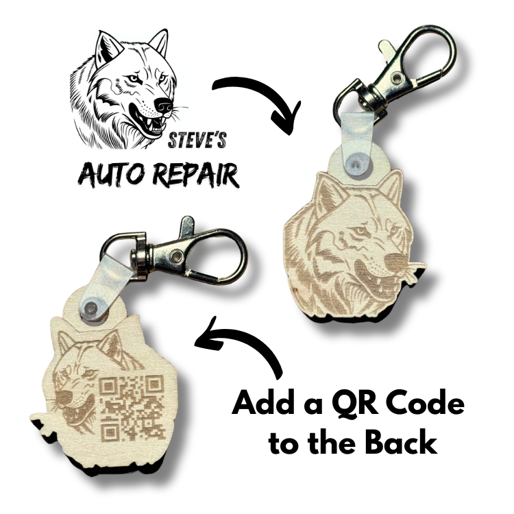 Custom QR NFC Keychains