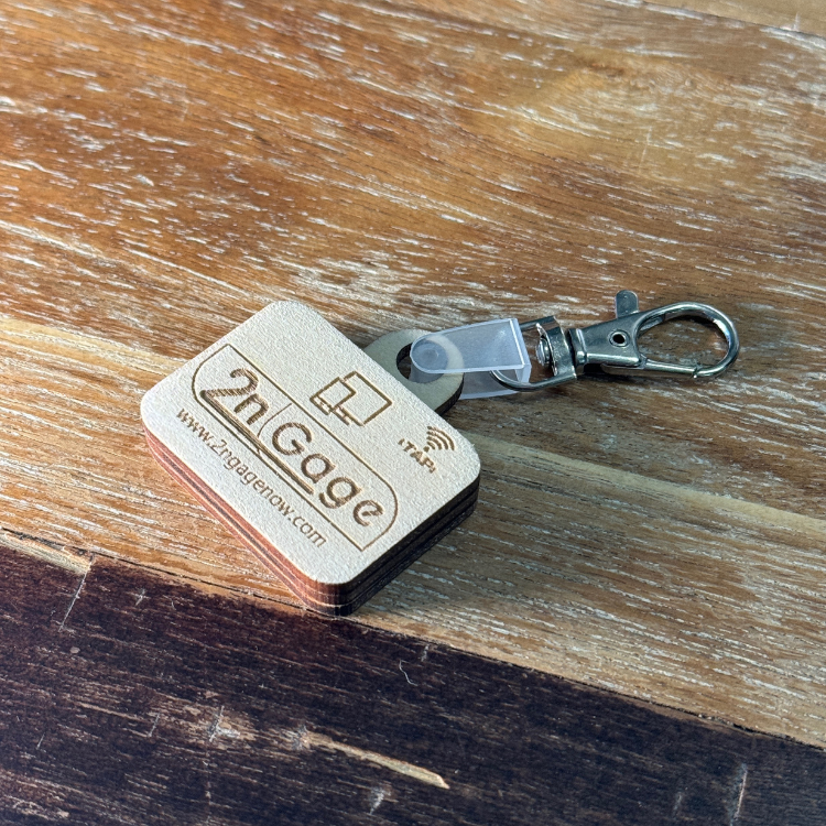 TapKeychains Custom Logo NFC Tag Keychain