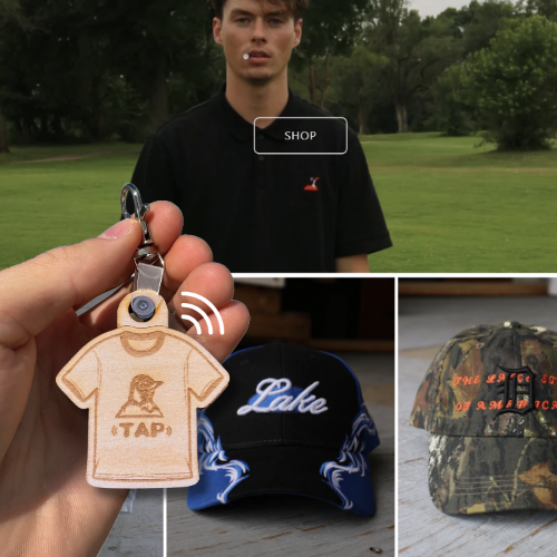 T-Shirt NFC Keychain