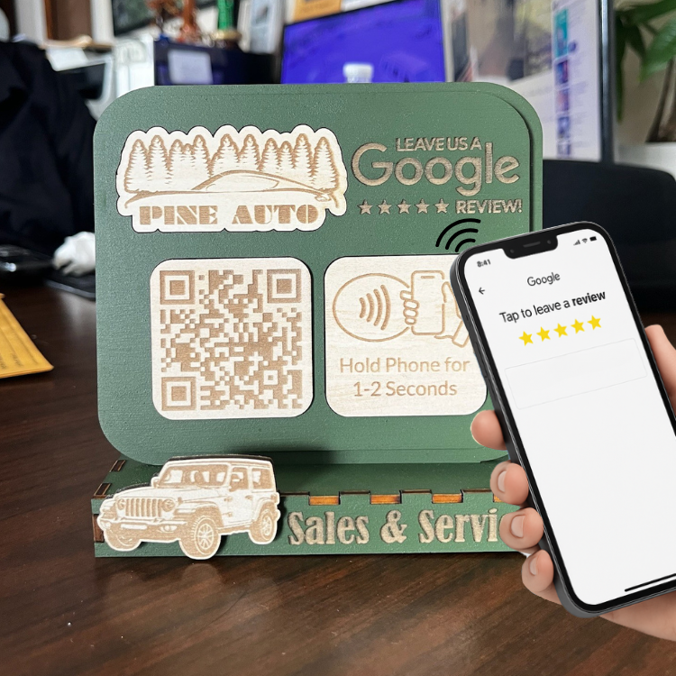 Google Review Stand