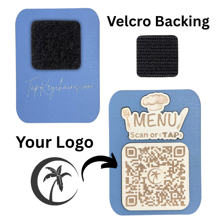 Tap Menu Cards | Sticky NFC Tap or Scan for Menu