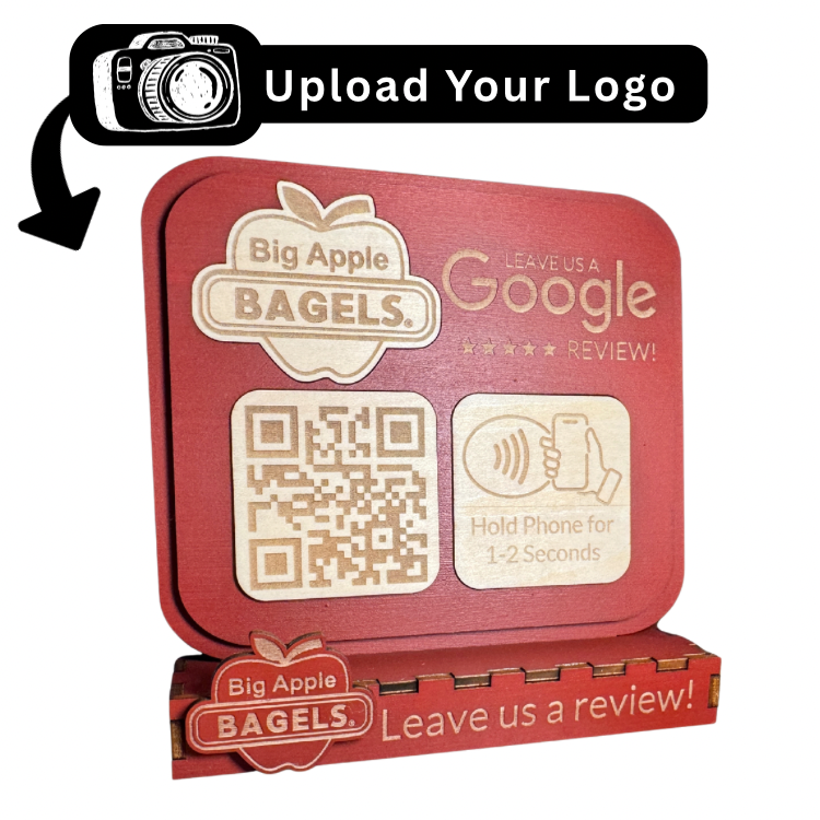Custom Google Reviews Stand