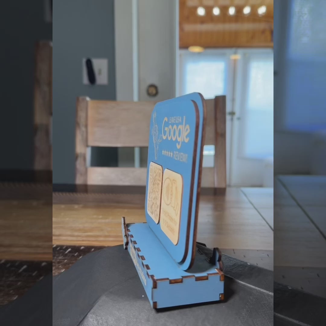 Google Reviews Stand - Custom Logo