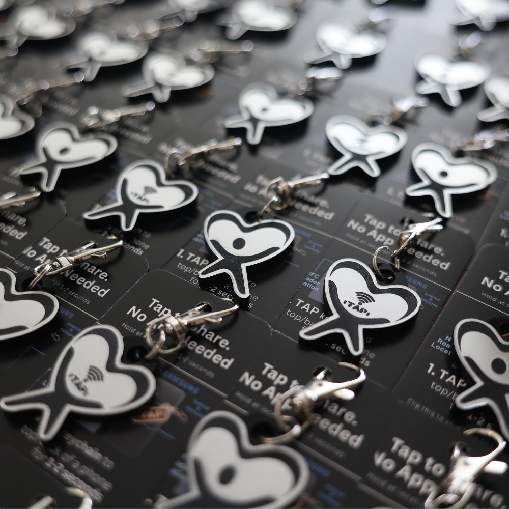 Event Handouts NFC Keychains for Volunteer Outreach