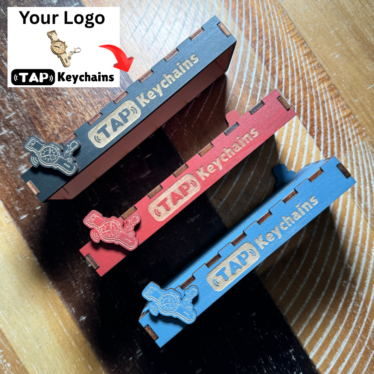 Custom Logo Colored Reviews Stand
