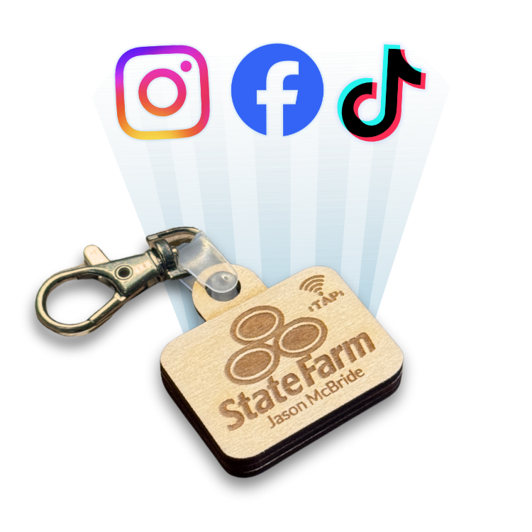 Custom Logo NFC Keychains