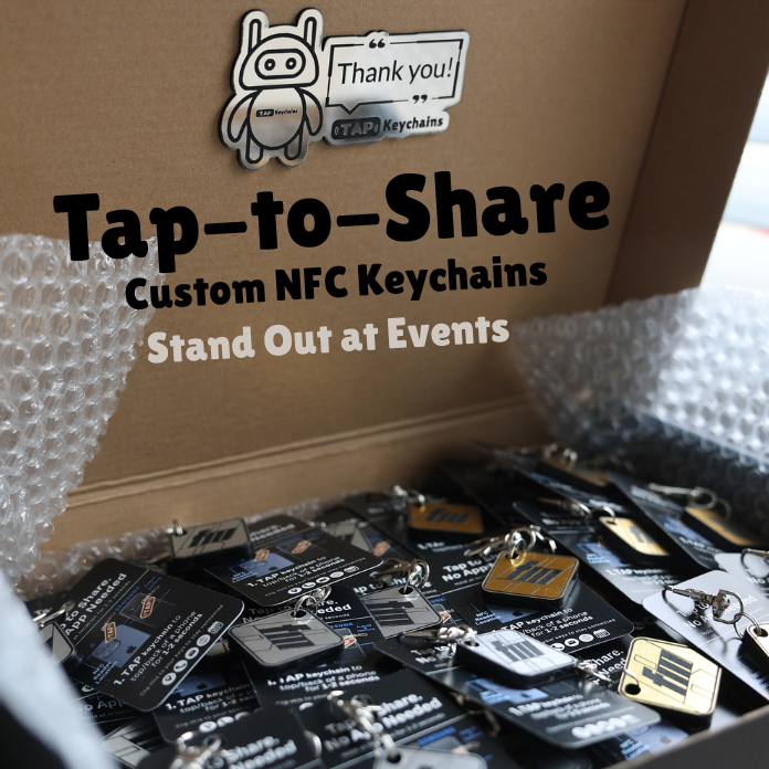 Stand Out at your event with custom NFC Keychains