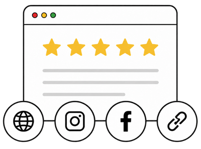 They leave a review