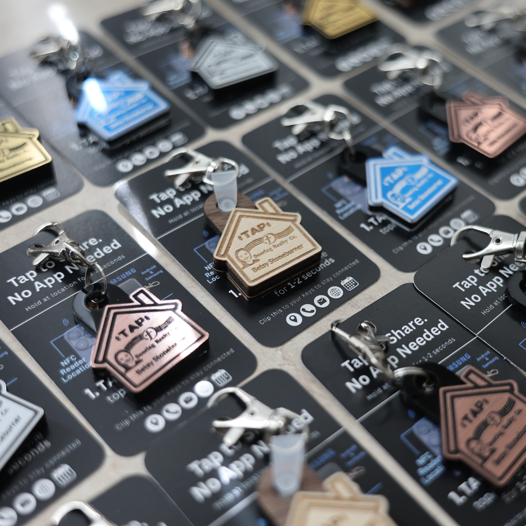 NFC Keychains for Open Houses, Events and Home Expos