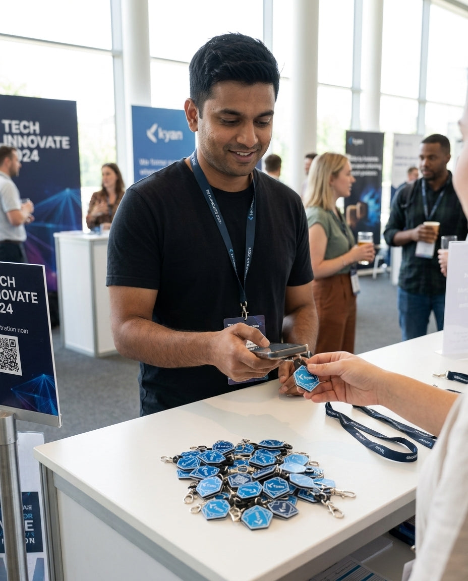 NFC Keychains for Event Handouts
