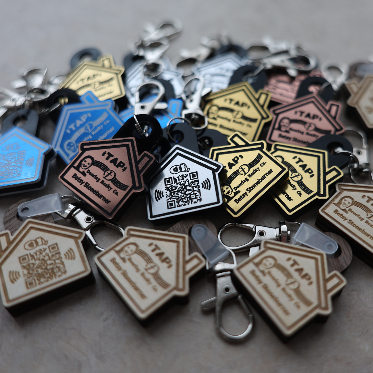 Realtor NFC Keychains | Custom Closing Gift & Referral Tools