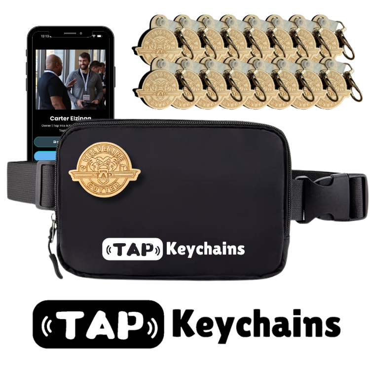 TapKeychains™ Starter Bundle | 20 NFC Keychains
