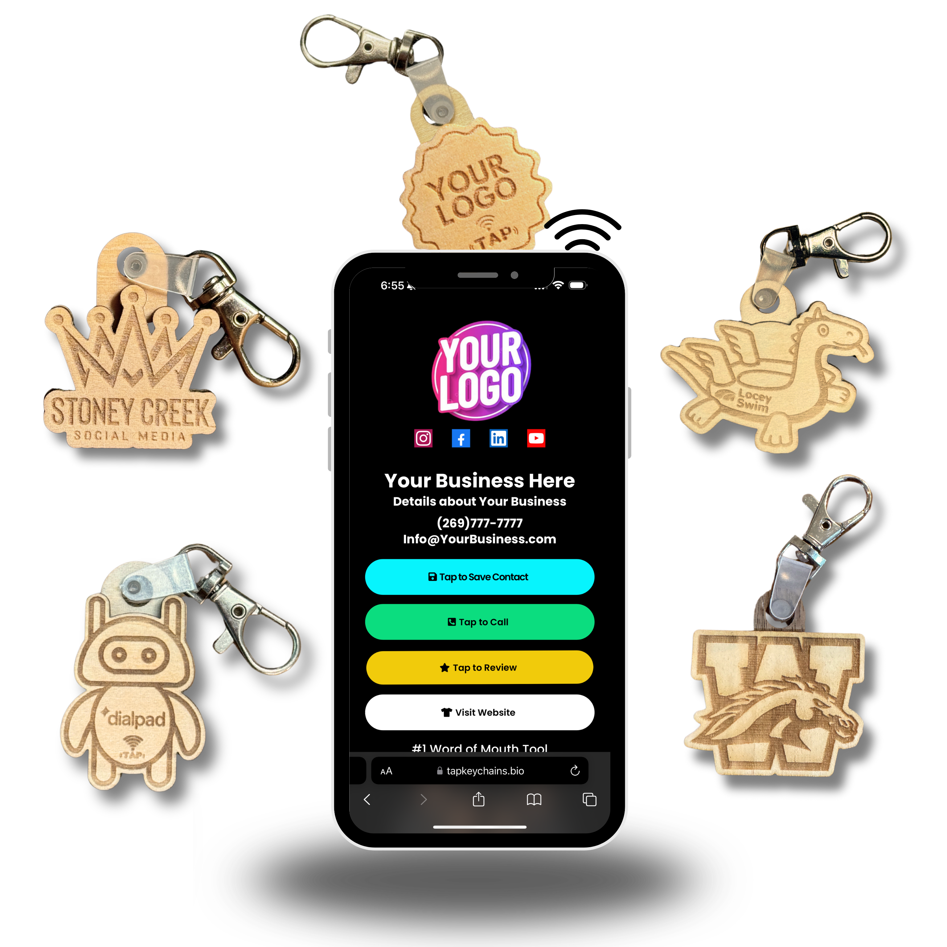 Custom NFC Keychains