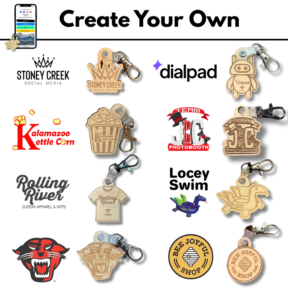 Making Nfc Keychains Custom NFC Keychains With Logo | Tap-to-Share Keychains