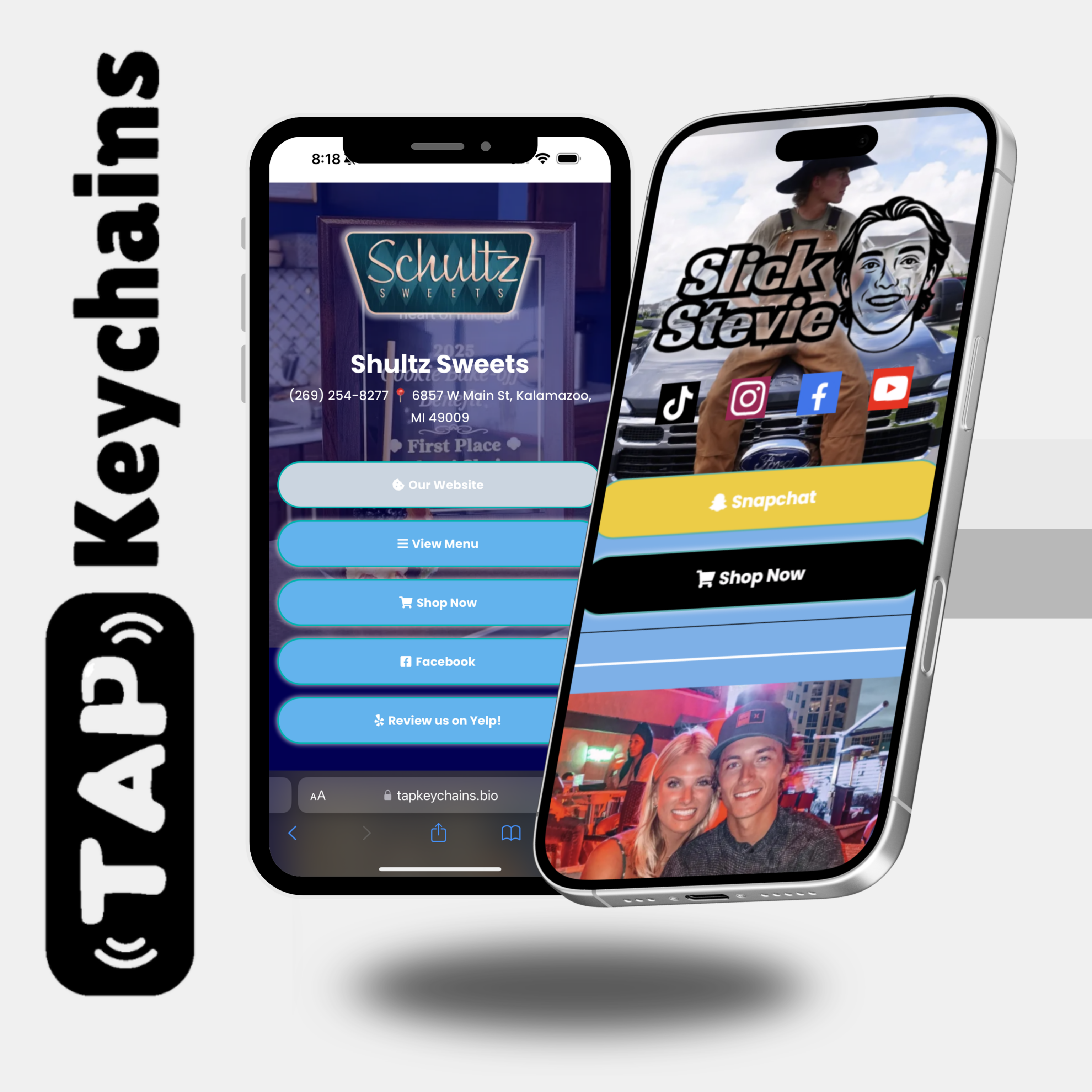 TapKeychains Digital Profile