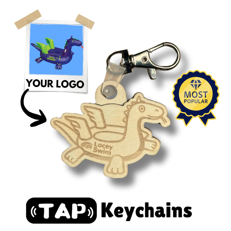 Create Your Own Shape NFC Keychains | Custom Shape/Logo | Tap-to-Share