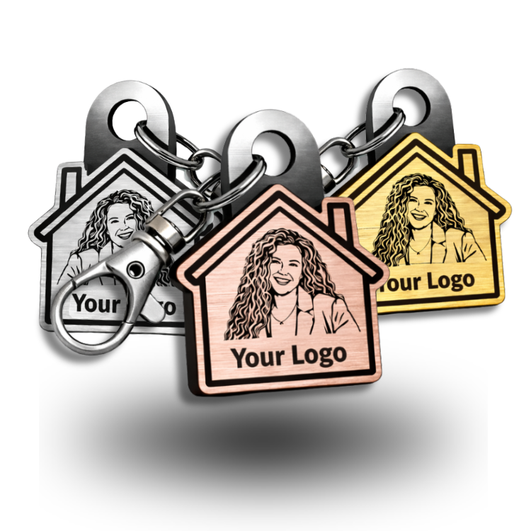 Custom Realtor NFC Keychains 
