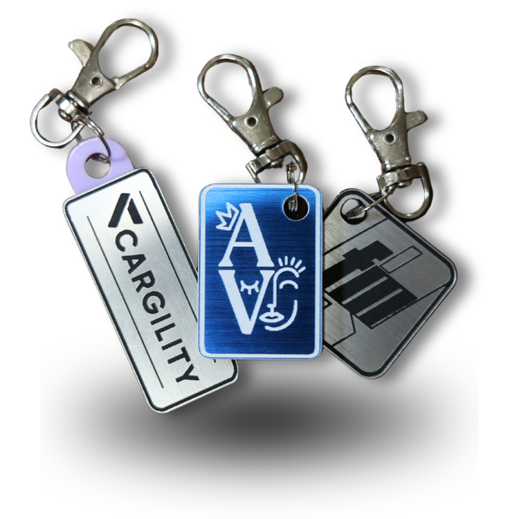 Custom Logo Tag Style NFC Keychain